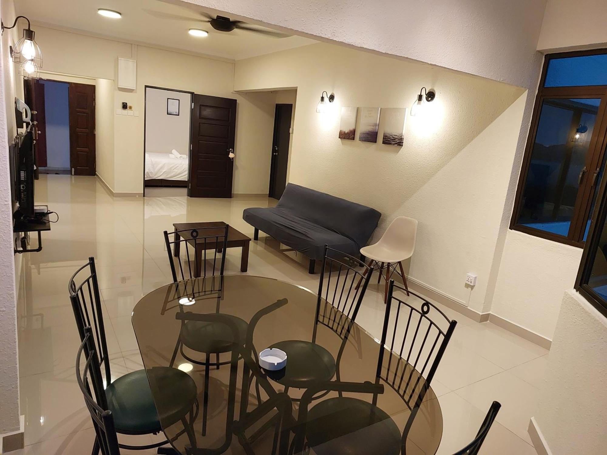 Batu Ferringhi Luxury Seaview Suite - 3Br Rum bild